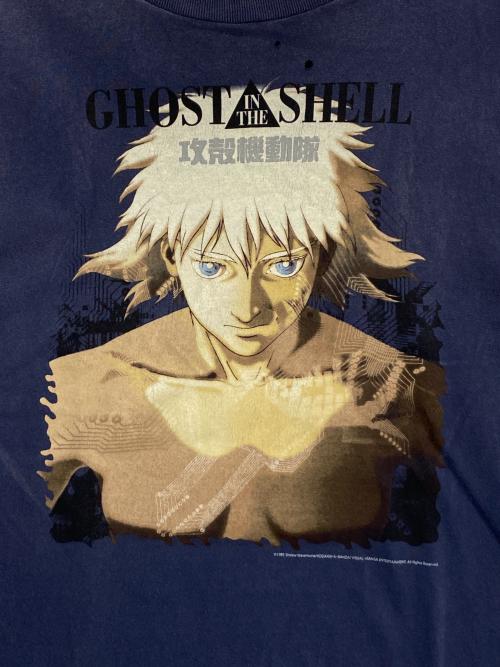 SAINT MICHAEL（セントマイケル）SAINT MICHAEL (セントマイケル) 攻殻機動隊 (コウカクキドウタイ) S/S TEE GST IN THE S ネイビー サイズ:Lの古着・服飾アイテム