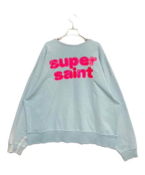 SAINT MICHAEL（セントマイケル）SAINT MICHAEL (セントマイケル) CREW SWT/HARD スカイブルー サイズ:XXLの古着・服飾アイテム