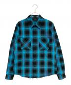 AMIRIアミリ）の古着「Plaid Shirt」｜スカイブルー