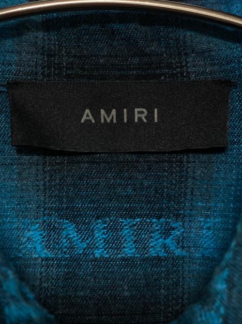 AMIRI（アミリ）AMIRI (アミリ) Plaid Shirt スカイブルー サイズ:Sの古着・服飾アイテム