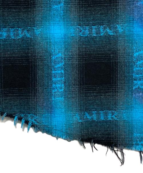 AMIRI（アミリ）AMIRI (アミリ) Plaid Shirt スカイブルー サイズ:Sの古着・服飾アイテム