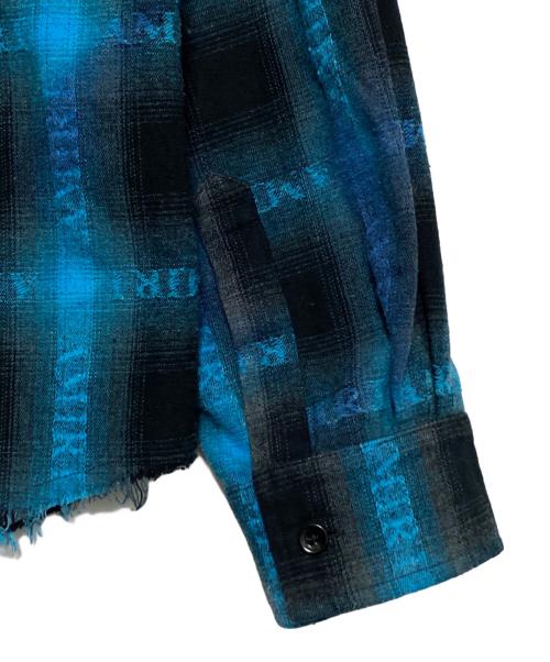 AMIRI（アミリ）AMIRI (アミリ) Plaid Shirt スカイブルー サイズ:Sの古着・服飾アイテム