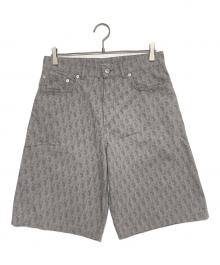 Christian Dior（クリスチャン ディオール）の古着「オブリーク柄バミューダショートパンツ」｜グレー