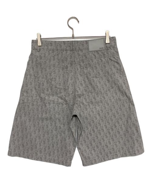 Christian Dior（クリスチャン ディオール）Christian Dior (クリスチャン ディオール) オブリーク柄バミューダショートパンツ グレー サイズ:30の古着・服飾アイテム