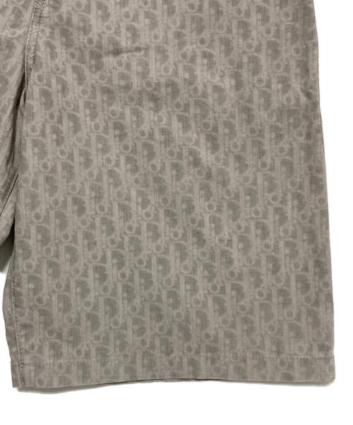 Christian Dior（クリスチャン ディオール）Christian Dior (クリスチャン ディオール) オブリーク柄バミューダショートパンツ グレー サイズ:30の古着・服飾アイテム