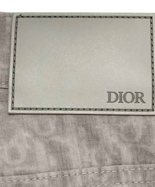 Christian Dior（クリスチャン ディオール）Christian Dior (クリスチャン ディオール) オブリーク柄バミューダショートパンツ グレー サイズ:30の古着・服飾アイテム