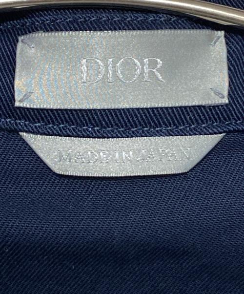 Christian Dior（クリスチャン ディオール）Christian Dior (クリスチャン ディオール) 25SS CD icon cotton twill jacket with zip closure/CD アイコン ジップジャケット ネイビー サイズ:46の古着・服飾アイテム