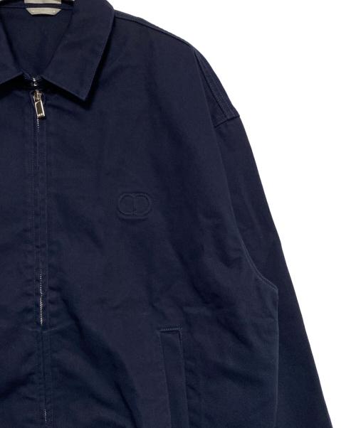 Christian Dior（クリスチャン ディオール）Christian Dior (クリスチャン ディオール) 25SS CD icon cotton twill jacket with zip closure/CD アイコン ジップジャケット ネイビー サイズ:46の古着・服飾アイテム