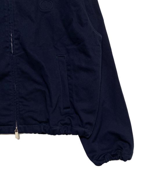 Christian Dior（クリスチャン ディオール）Christian Dior (クリスチャン ディオール) 25SS CD icon cotton twill jacket with zip closure/CD アイコン ジップジャケット ネイビー サイズ:46の古着・服飾アイテム
