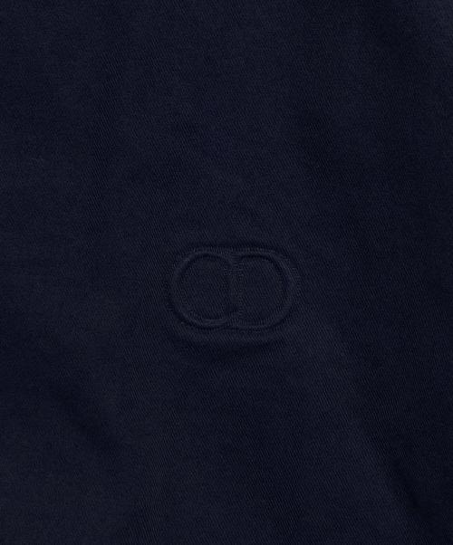 Christian Dior（クリスチャン ディオール）Christian Dior (クリスチャン ディオール) 25SS CD icon cotton twill jacket with zip closure/CD アイコン ジップジャケット ネイビー サイズ:46の古着・服飾アイテム