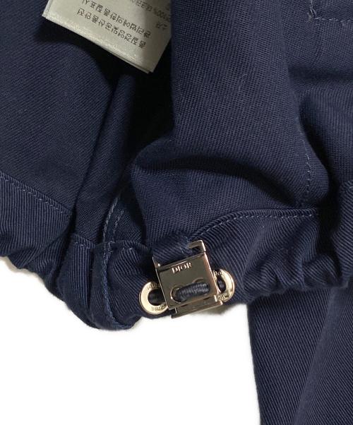 Christian Dior（クリスチャン ディオール）Christian Dior (クリスチャン ディオール) 25SS CD icon cotton twill jacket with zip closure/CD アイコン ジップジャケット ネイビー サイズ:46の古着・服飾アイテム