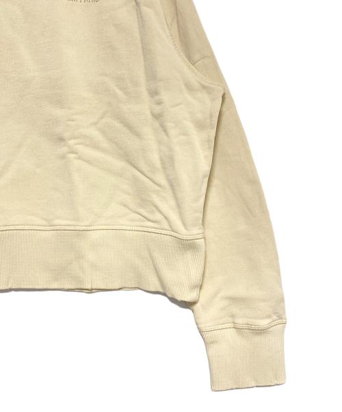 AMI Alexandre Mattiussi（アミアレクサンドルマテュッシ）AMI Alexandre Mattiussi (アミアレクサンドルマテュッシ) ダメージ加工ハートロゴスウェット アイボリー サイズ:XXSの古着・服飾アイテム