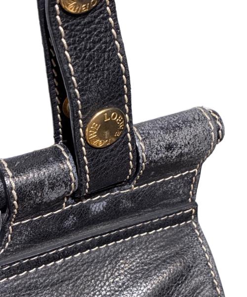 LOEWE（ロエベ）LOEWE (ロエベ) ショルダーハンドバッグ ブラックの古着・服飾アイテム