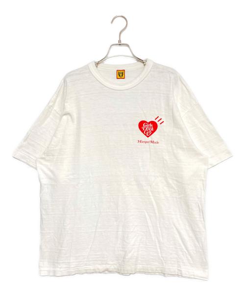 HUMAN MADE（ヒューマンメイド）HUMAN MADE (ヒューマンメイド) GIRLS DON'T CRY (ガールズ ドント クライ) GDC VALENTINE'S DAY T-SHIRT ホワイト サイズ:3XLの古着・服飾アイテム