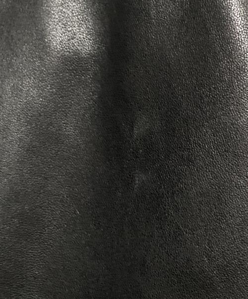 DIESEL（ディーゼル）DIESEL (ディーゼル) L-Metal ジップアップ シープスキンジャケット ブラック サイズ:48の古着・服飾アイテム