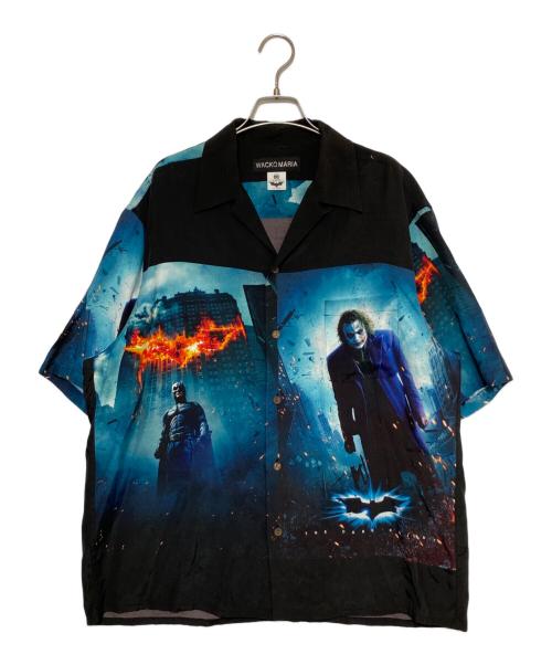 WACKO MARIA（ワコマリア）WACKO MARIA (ワコマリア) THE DARK KNIGHT TRILOGY (ダークナイトトリロジー) HAWAIIAN SHIRT -TYPE-2 ブラック サイズ:XLの古着・服飾アイテム