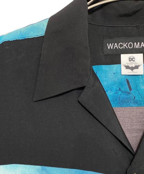 WACKO MARIA（ワコマリア）WACKO MARIA (ワコマリア) THE DARK KNIGHT TRILOGY (ダークナイトトリロジー) HAWAIIAN SHIRT -TYPE-2 ブラック サイズ:XLの古着・服飾アイテム
