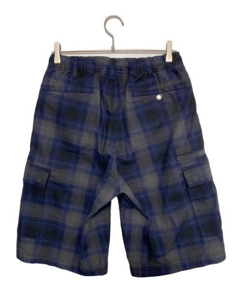 SUPREME（シュプリーム）SUPREME (シュプリーム) Shadow Plaid Cargo Short ネイビー サイズ:Sの古着・服飾アイテム