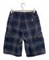 SUPREME (シュプリーム) Shadow Plaid Cargo Short ネイビー サイズ:S：20000円