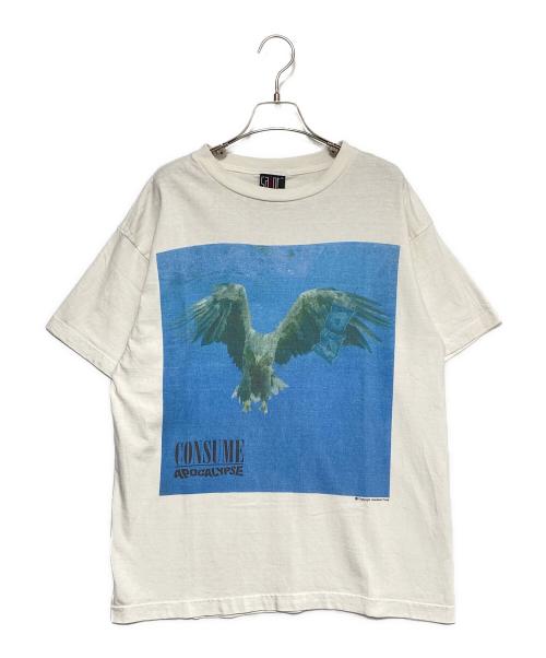 SAINT MICHAEL（セントマイケル）SAINT MICHAEL (セントマイケル) FS SS T-SHIRT / CONSUME ホワイト サイズ:Mの古着・服飾アイテム