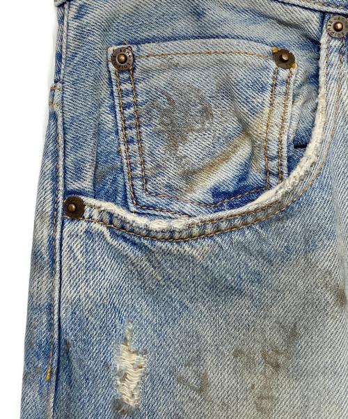 Acne studios（アクネ ストゥディオス）Acne studios (アクネ ストゥディオス) 2021M Penicillinダメージ加工デニムパンツ インディゴ サイズ:31の古着・服飾アイテム