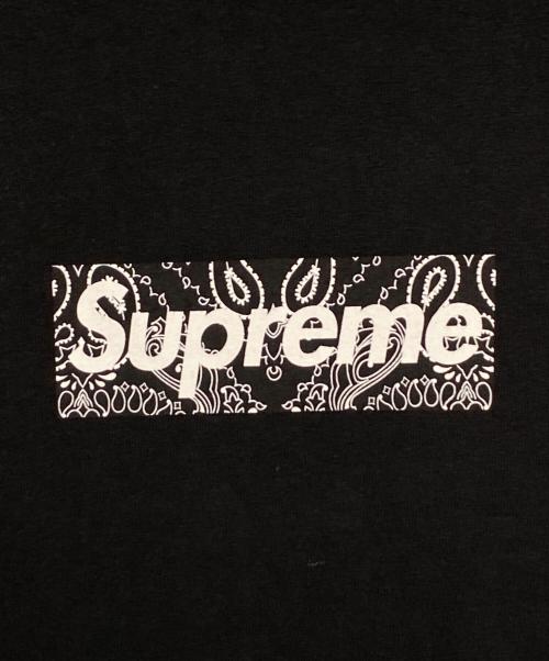 SUPREME（シュプリーム）SUPREME (シュプリーム) Bandana Box Logo Tee ブラック サイズ:Lの古着・服飾アイテム