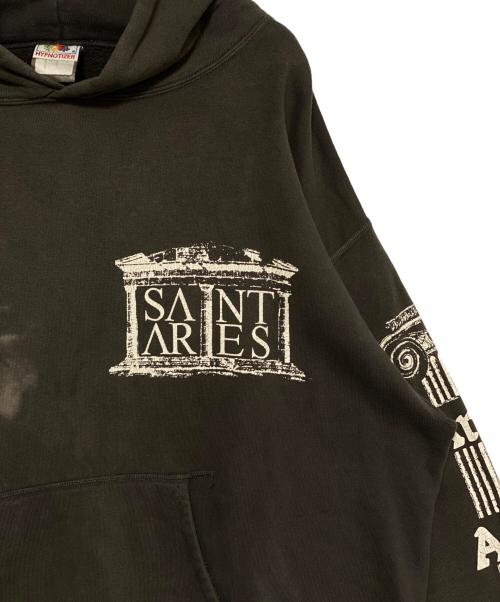 SAINT MICHAEL（セントマイケル）SAINT MICHAEL (セントマイケル) ARIES (アリーズ) ARS HOODIE/ST ARIES グレー サイズ:Lの古着・服飾アイテム