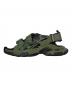 中古・古着 BALENCIAGA (バレンシアガ) TRACK SANDAL ブラック×カーキ サイズ:43：50000円