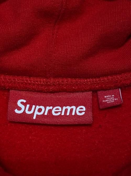 SUPREME（シュプリーム）SUPREME (シュプリーム) Aphex Twin (エイフェックス ツイン) Zip Up Hooded Sweashirt レッド サイズ:Lの古着・服飾アイテム