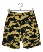 A BATHING APEア ベイシング エイプ）の古着「1ST CAMO BEACH PANTS」｜オリーブ×ベージュ