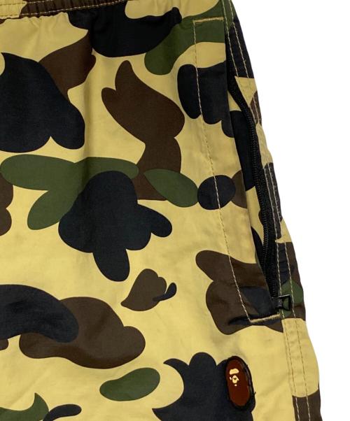A BATHING APE（ア ベイシング エイプ）A BATHING APE (ア ベイシング エイプ) 1ST CAMO BEACH PANTS オリーブ×ベージュ サイズ:Sの古着・服飾アイテム