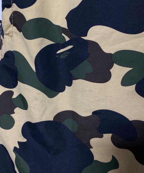A BATHING APE（ア ベイシング エイプ）A BATHING APE (ア ベイシング エイプ) 1ST CAMO BEACH PANTS オリーブ×ベージュ サイズ:Sの古着・服飾アイテム