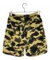 A BATHING APE (ア ベイシング エイプ) 1ST CAMO BEACH PANTS オリーブ×ベージュ サイズ:S：12000円