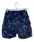 A BATHING APE (ア ベイシング エイプ) 1ST CAMO BEACH PANTS ブラック×ブルー サイズ:S：12000円