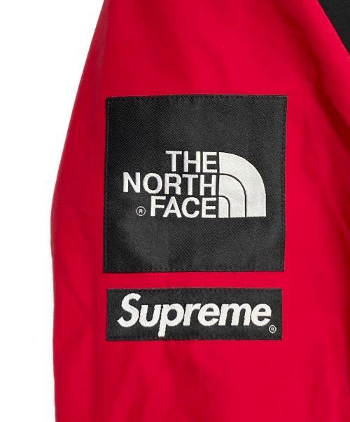 SUPREME（シュプリーム）SUPREME (シュプリーム) THE NORTH FACE (ザ ノース フェイス) Arc Logo Mountain Parka レッド×ブラック サイズ:Mの古着・服飾アイテム