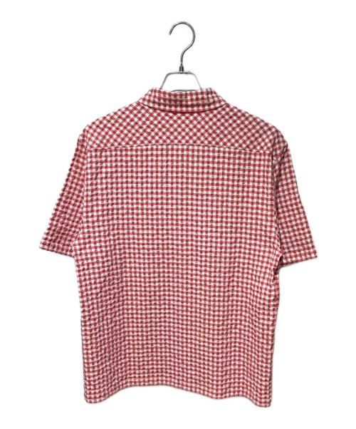 MARNI（マルニ）MARNI (マルニ) 25SS SEERSUCKER SHIRT レッド×ホワイト サイズ:46の古着・服飾アイテム