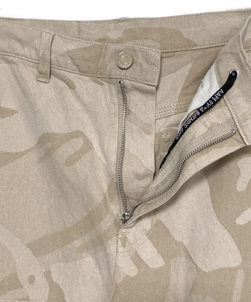 Aape BY A BATHING APE（エーエイプ バイ アベイシングエイプ）Aape BY A BATHING APE (エーエイプ バイ アベイシングエイプ) COLLEGE JACQUARD CAMO PANTS WOVEN PANTS ベージュ サイズ:Lの古着・服飾アイテム