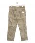 中古・古着 Aape BY A BATHING APE (エーエイプ バイ アベイシングエイプ) COLLEGE JACQUARD CAMO PANTS WOVEN PANTS ベージュ サイズ:L：20000円