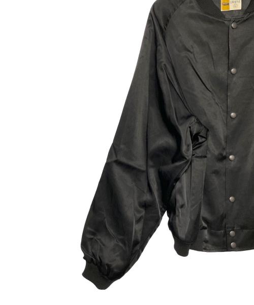 SAINT MICHAEL（セントマイケル）SAINT MICHAEL (セントマイケル) LM SATIN JACKET ブラック サイズ:Lの古着・服飾アイテム