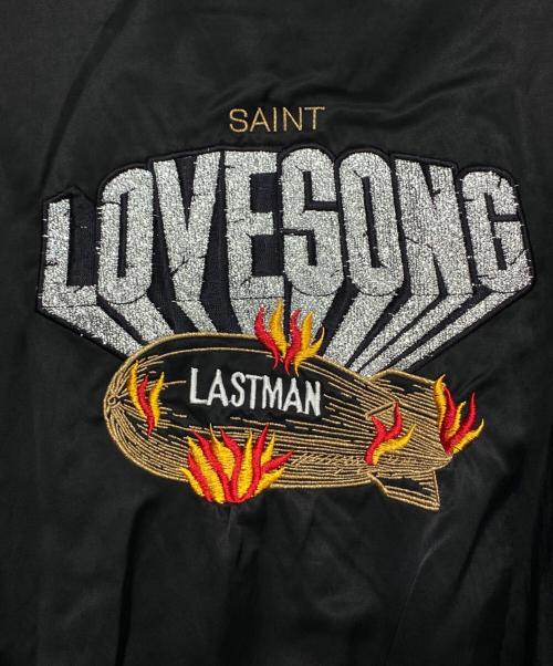 SAINT MICHAEL（セントマイケル）SAINT MICHAEL (セントマイケル) LM SATIN JACKET ブラック サイズ:Lの古着・服飾アイテム