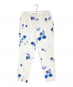 KITHキス）の古着「FLORAL SEER SUCKER STRYKER PANT」｜ホワイト