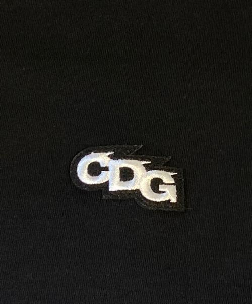 CDG（シーディージー）CDG (シーディージー) CDG PATCH OVERSIZED T-SHIRT ブラック サイズ:Sの古着・服飾アイテム