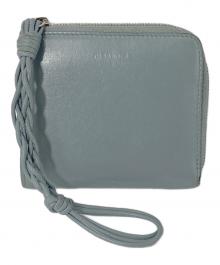 JIL SANDER（ジルサンダー）の古着「CREDIT CARD PURSE」｜ライトグレー
