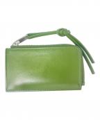 JIL SANDERジルサンダー）の古着「ラウンドファスナーカードケース」｜オリーブ