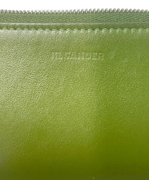 JIL SANDER（ジルサンダー）JIL SANDER (ジルサンダー) ラウンドファスナーカードケース オリーブの古着・服飾アイテム