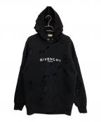 GIVENCHYジバンシィ）の古着「デストロイフーディー」｜ブラック
