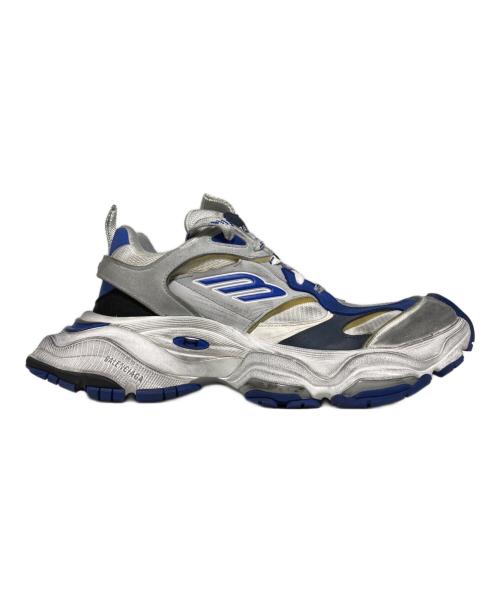 BALENCIAGA（バレンシアガ）BALENCIAGA (バレンシアガ) CARGO SNEAKER ホワイト×ブルー サイズ:43の古着・服飾アイテム