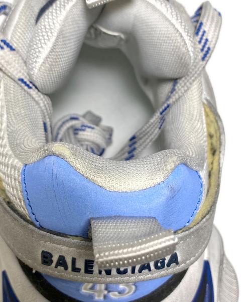BALENCIAGA（バレンシアガ）BALENCIAGA (バレンシアガ) CARGO SNEAKER ホワイト×ブルー サイズ:43の古着・服飾アイテム
