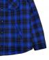 中古・古着 CELINE (セリーヌ) CHECKED FLANNEL OVERSHIRT ブラック×ブルー サイズ:50：60000円