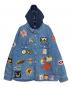 SUPREME（シュプリーム）の古着「Patches Hooded Zip Up Shirt」｜インディゴ